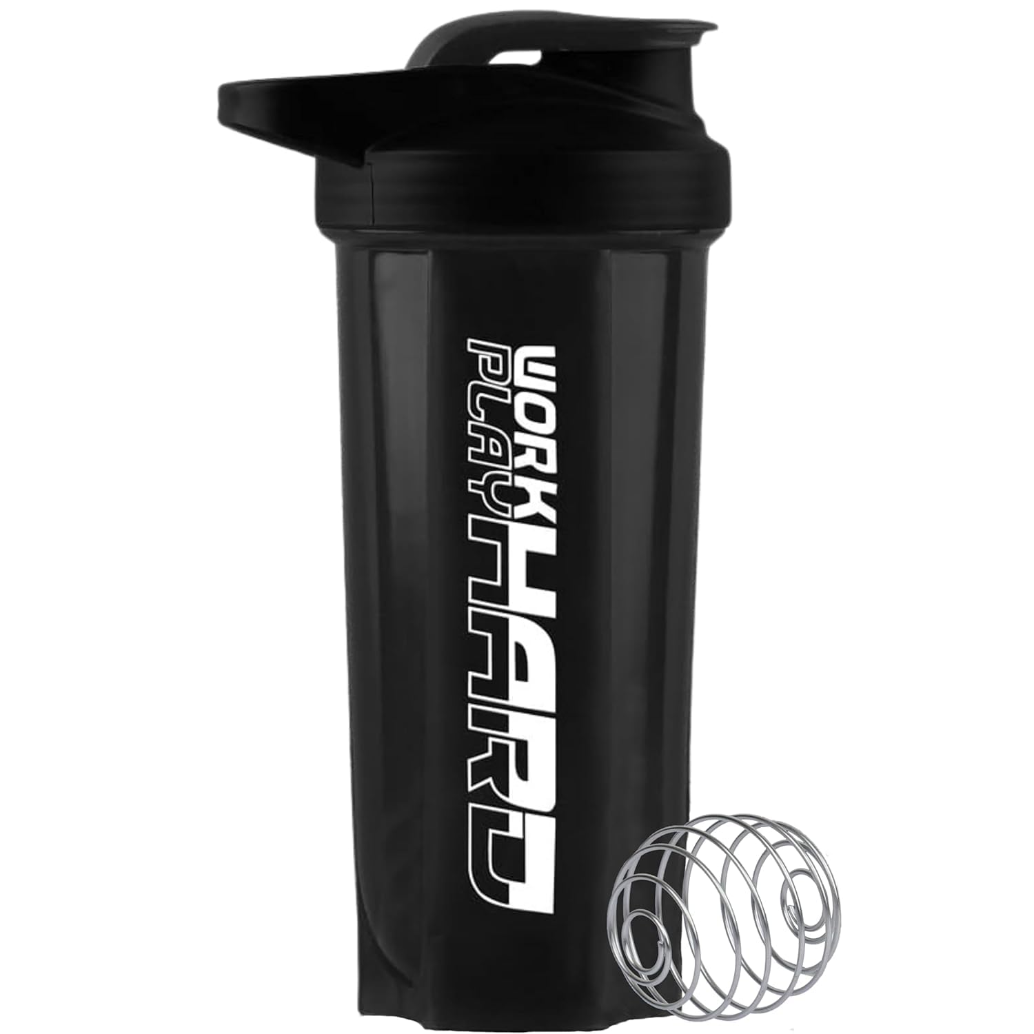 Gym Shaker Bottle with Steel Mixer Ball for Protein Shakes 700ml Black | Brown, Shaker Bottle, Gym Use, Spring Ball Mixer, 700ml Capacity-image-45
