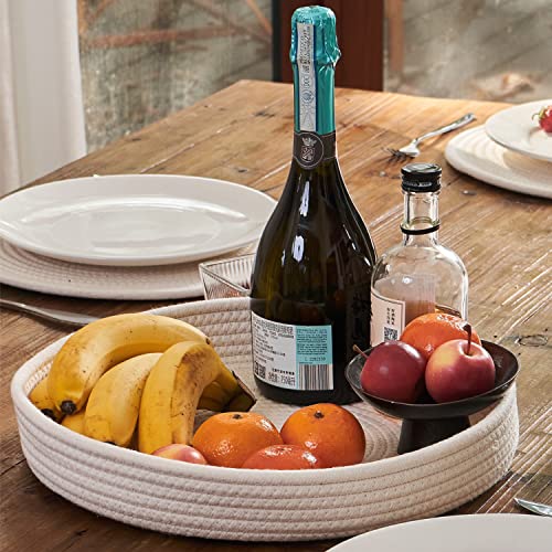 Round-Placemats-Set-of-4-White-Placemat-Woven-Cotton-Rope-Chargers-for-Dinner-Plates-Non-Slip-Heat-Resistant-Table-Decor-Boho-Farmhouse-Kitchen-Decor-Off-White-13-inch-Plus-coaster Round Placemats Set of 4 White Placemat Woven Cotton Rope Chargers for Dinner Plates Non Slip Heat Resistant Table Decor Boho Farmhouse Kitchen Decor Off White 13 inch Plus coaster