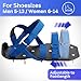 Briliantwerk Lawn Aerator with Adjustable Straps - for Lawn Aeration or as Screed Shoes - Lawn Aerator Shoes as Perfect Aerator Lawn Tool - incl. Two Nail Lengths - Lawn dethatcher - epoxy Shoes