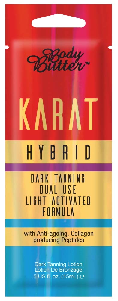 Body Butter KARAT HYBRID Dark Tanning Dual Use Light Activated Formula (15ml)