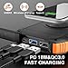BoxWave Charger Compatible with Neewer Z2-N - Solar Wireless Rejuva PD Power Pack (16000mAh), Solar Powered Backup Power Bank - Jet Black