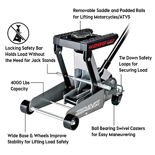 Powerbuilt 620422E 2 Ton Triple Lift Floor Jack thumb #2