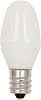 Westinghouse 5283000 0.4 Watt 4 Watt Equivalent C7 Frosted Filament LED Light Bulb, Candelabra Base, 2 Pack