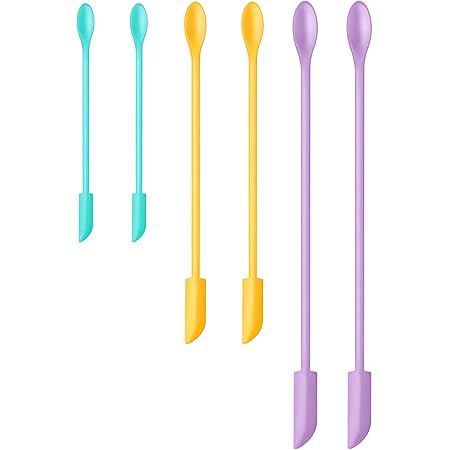 Buy 3x Mini Silicone Spatula Set Durable Double Head Jar Scraper Small