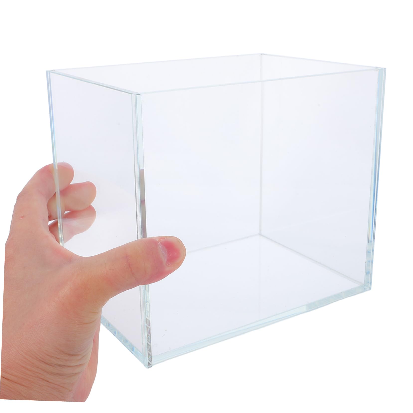 GARVALON Mini Acuario De Escritorio De Diseño Compacto para Pequeños Estilo Moderno para Oficina o para Peces Betta