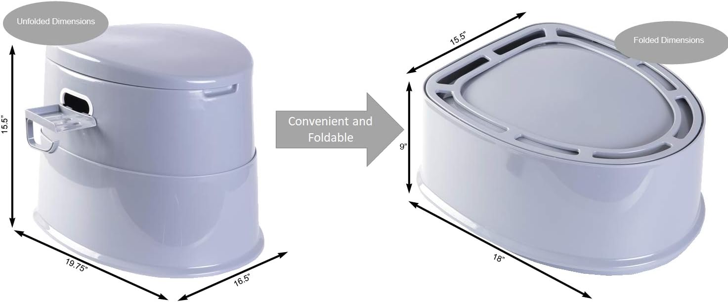 Folding Portable Travel Toilet