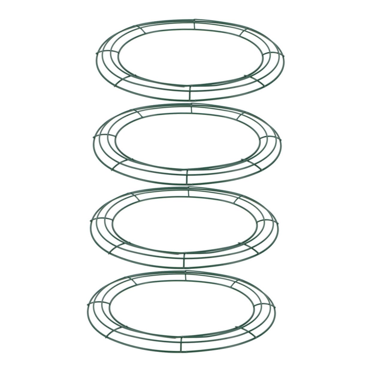 PRETYZOOM 4pcs Easter Egg Shaped Wreath Frames Floral Hoop for Effortless Holiday Decorations for Spring Thanksgiving and Christmas Crafting Easy to Hang Doors Walls Windows