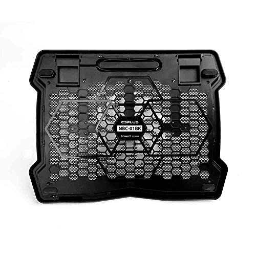 Base para Notebook C3Plus NBC-01BK 14' Preto - Refrigerada com Cooler de 140mm Notebooks até 14' A