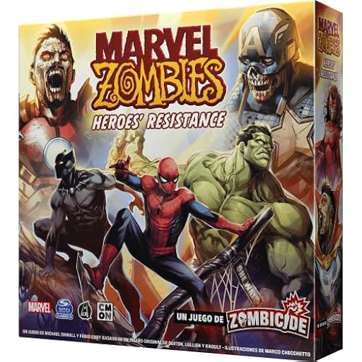 CMON | Marvel Zombies: Heroes´ Resistance | Juego de Mesa Cooperativo en el Apocalipsis Zombi| A Partir de 14 Años | De 1 a 6 Jugadores | 60 Minutos por Partida | Español | Ya disponible en tu tienda friki favorita! En mundofriki.es!