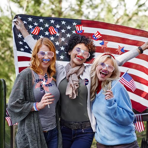136pcs4thofjulyaccessoriespatrioticpartyfavorsfourthofjulydecorationsuppliesheadbandshutterglassestattoostickernecklaceflagamericanmemorialindependencedayusathemed Urban Country Home Decor 136pcs 4th of july accessories patriotic party favors fourth of july decoration supplies headband shutter glasses tattoo sticker necklace flag american memorial independence day usa themed urban country home decor