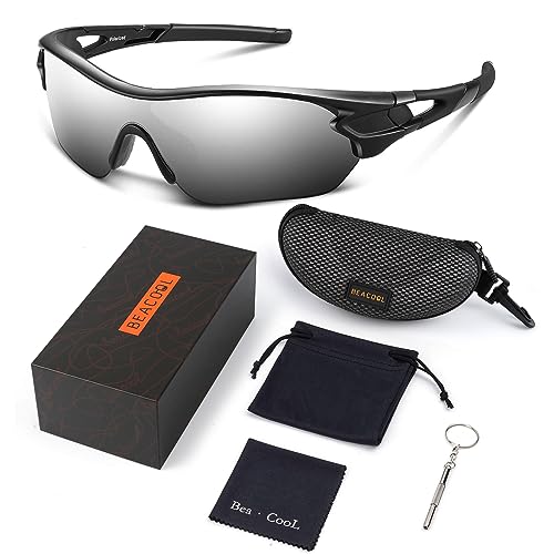 Image of BEACOOL Polarized Sports Sunglasses for Men Women Youth