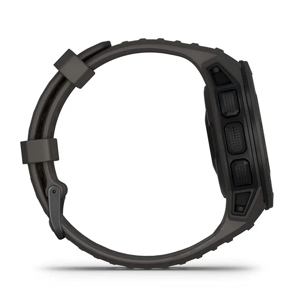Garmin Instinct Graphite Sportwatch GPS, Regular, Grigio (Ricondizionato)