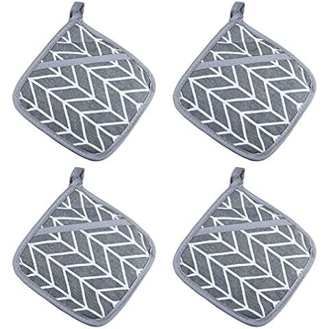 Hot Pot Holders Heat Resistant Mini Silicone Pot Holders with Pocket Oven Gloves Oven Pads Heat Resistant Hot Pads Kitchen Potholder Baking Pot Holder for Small Hands Oven Gloves Hot Pot Glove Cover