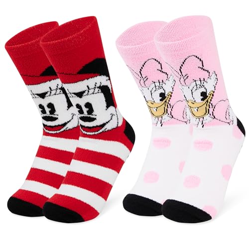 Fini les pieds froids avec les chaussettes chaussons Disney femme