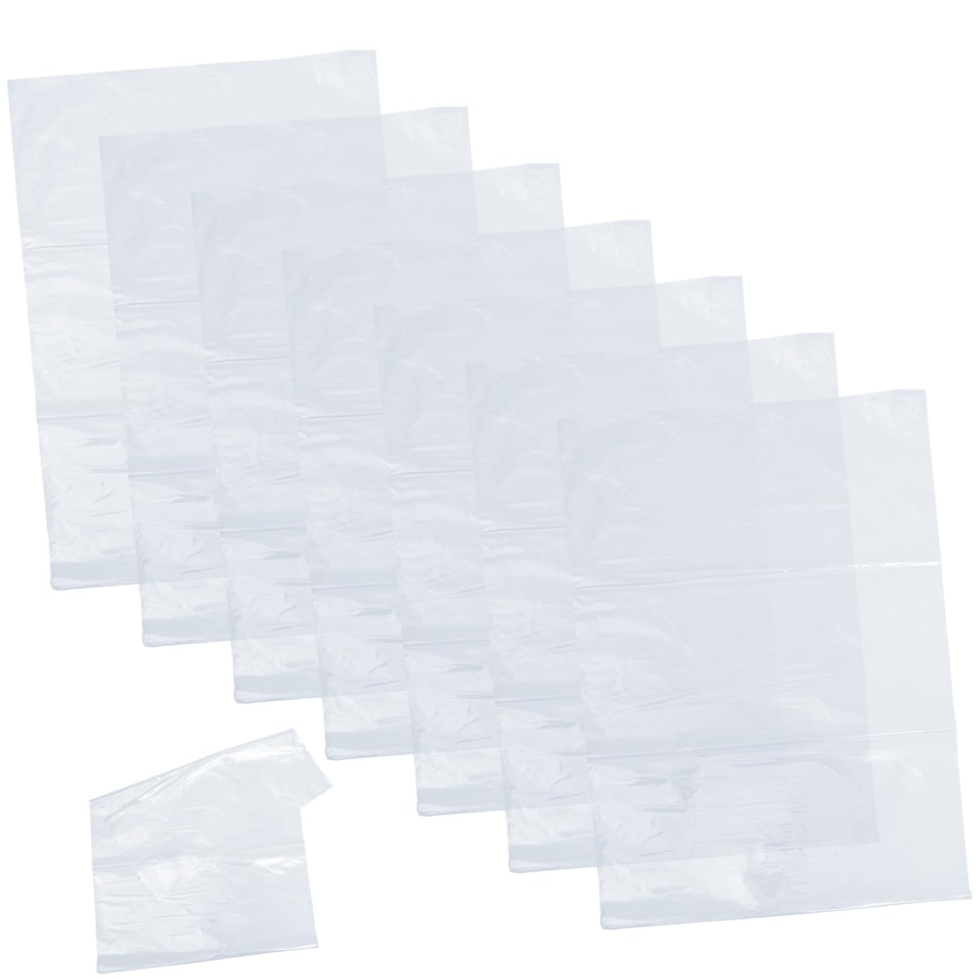 100 Stück Schrumpfbeutel aus Pvc für Verpackungskörbe und Heimwerkerprojekte Transparent Einfach zu Verwenden Vielseitig Einsetzbar