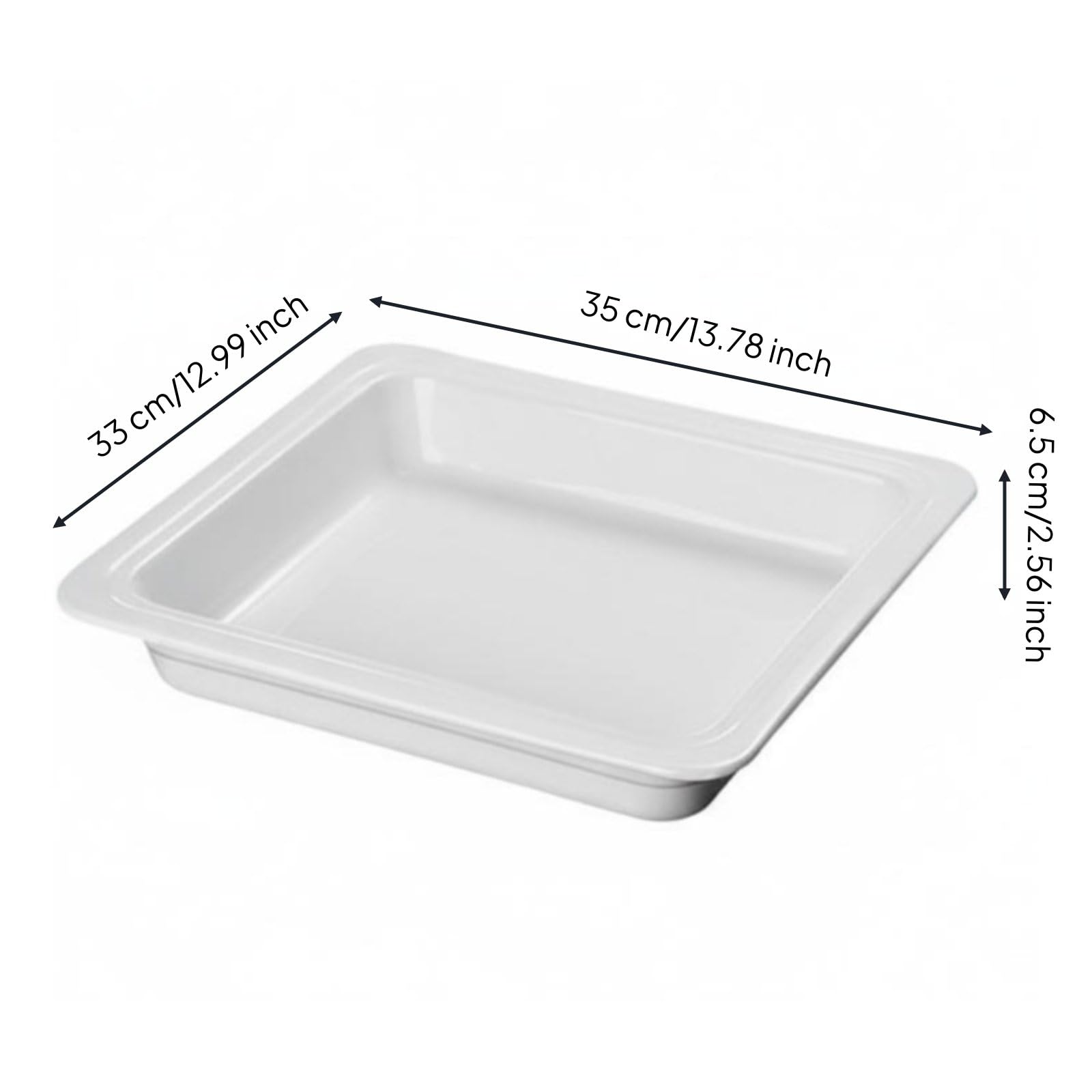 Supporto Espositivo per Buffet Multiuso Piatto da Buffet Design Separabile Espositore Rettangolare per Dessert per Ristoratori, Banchetto, Ristorante , 2-3