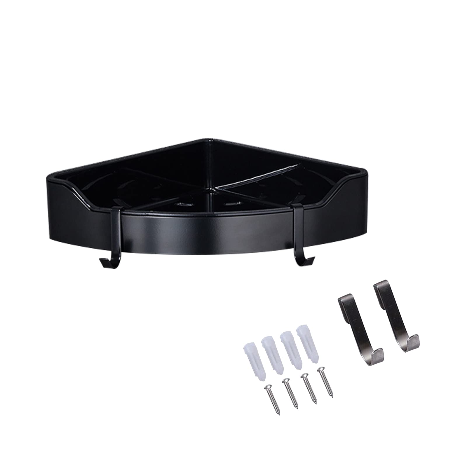 Soporte para champú montado en la pared, estante de ducha esquinero, organizador de almacenamiento de cocina, estante organizador de baño, ducha, baño, soporte para champú, soporte de esquina para