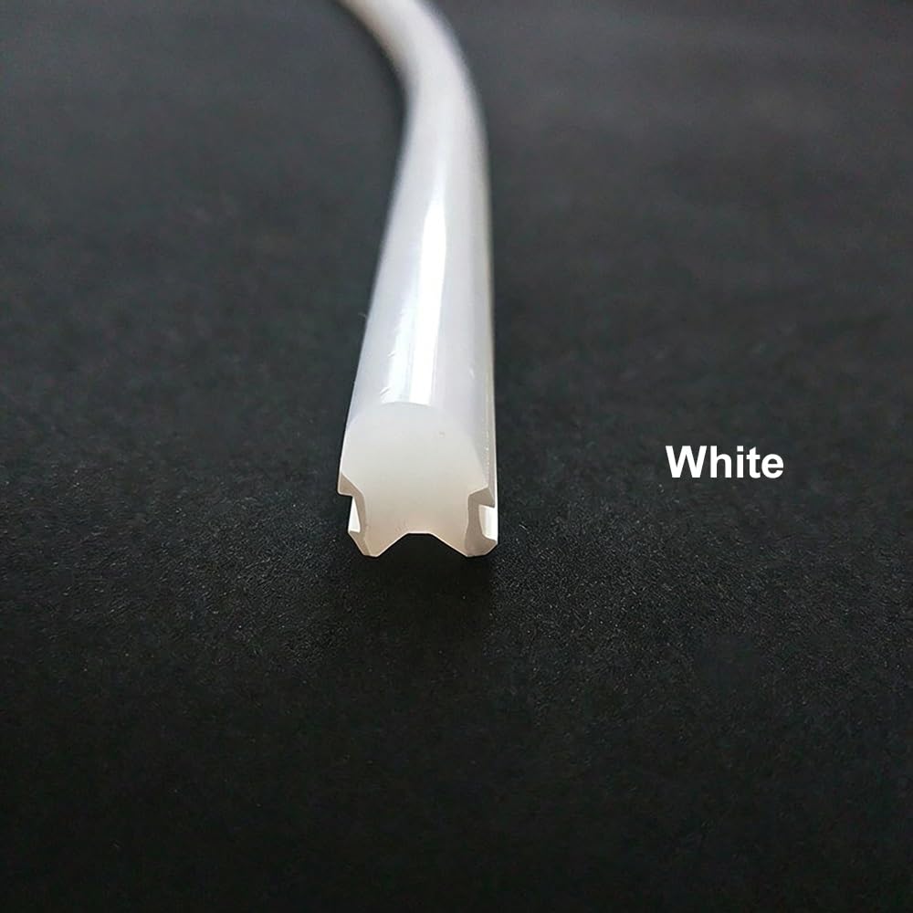 Zginana silikonowa rurka neonowa LED 8mm Kanał miękkiego światła 3 metry -1 szt(White)