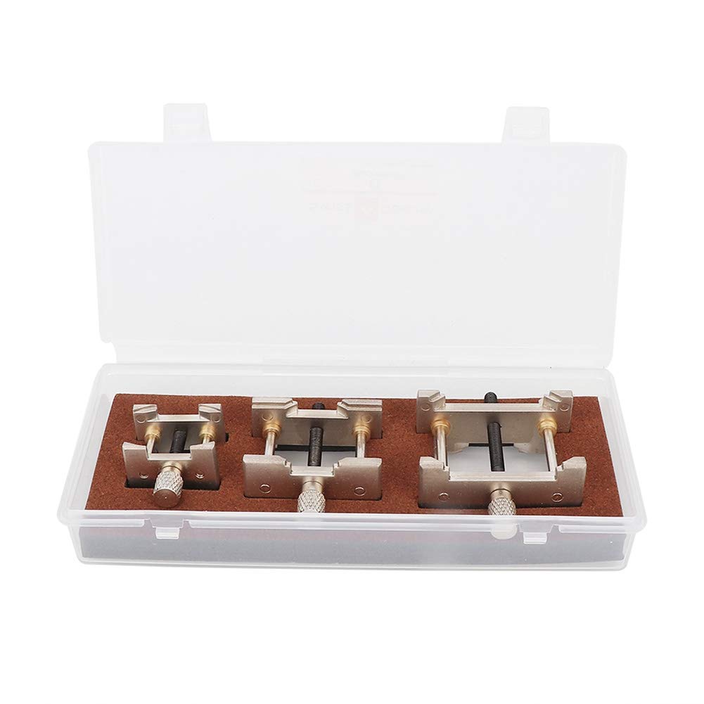 Juego de 3 Soportes para Abrir Cajas de Relojes, Herramientas para Reparar Relojes, Herramienta para Quitar la Tapa Trasera de la Caja, Herramienta de reparación y Extractor para relojeros.