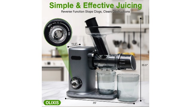 Amazon.com: OLIXIS Cold Press Juicer, Slow Masticating Juicer
