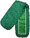 Industrial Dust Mop Kit – Includes 5 Inch Wide Closed Loop Mop Head, Fiberglass Handle, and Heavy-Duty Wire Frame – Commercial Grade - Green 60 Inch