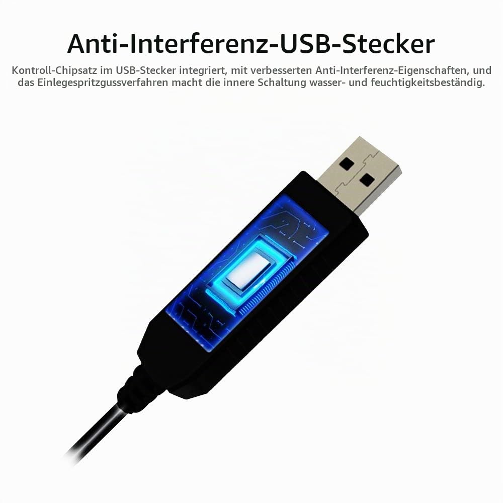 Docooler FS2020U1 USB Fußschalter,Steuerschlüssel Benutzerdefiniertes Aktionspedal für medizinische Geräte Instrumente Computer Office