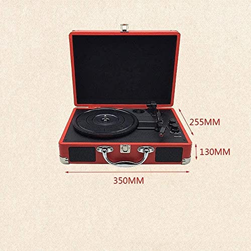 Tourne-Disque en Vinyle Gramophone rétro Haut-Parleur Bluetooth rétro créatif Valise Rouge Tourne-Disque Chaque Famille - Les Beatles, Paul McCartney, John Lennon, RIngo Starr, George Harrison Tourne-Disque en Vinyle Gramophone rétro Haut-Parleur Bluetooth rétro créatif Valise Rouge Tourne-Disque Chaque Famille – Image 4