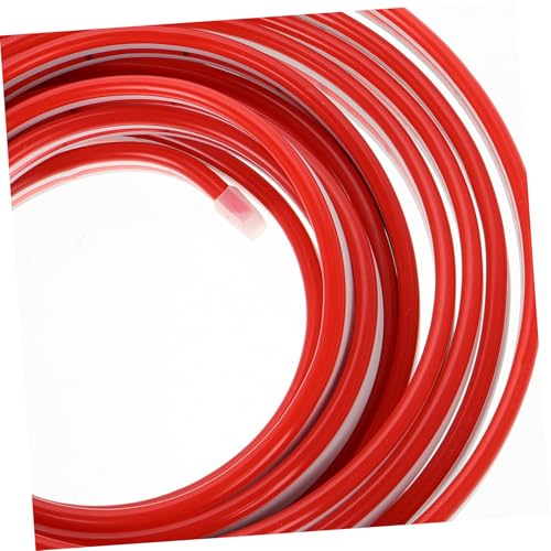 Tira de luz LED flexible de silicona roja 12V para exteriores miniatura 3