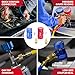 R1234YF & 1234YF AC Adapter Kit, Quick Coupler Valve Tool for Automotive Air Conditioning Service, Fits 1/4” & 1/2” HVAC Charging Hoses (2 Pack)