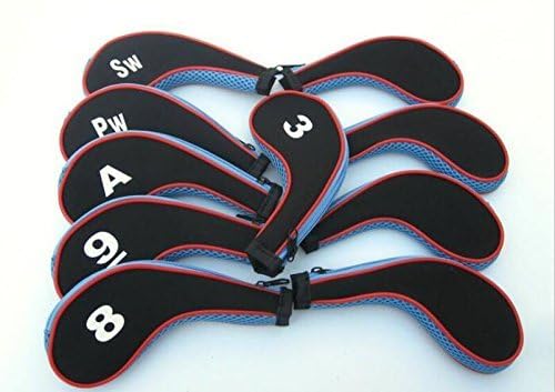 Golf Club Iron Head Covers Protect Hybrid Headcover Zippers Covers