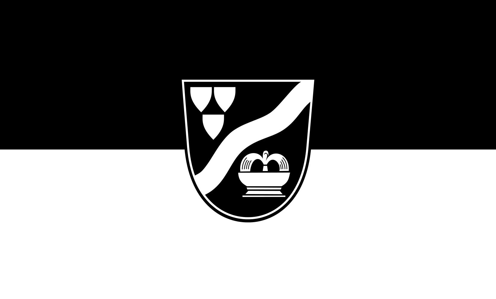 Drapeau Mössingen horizontal grand pavillon extérieur paysage de 1.35m²