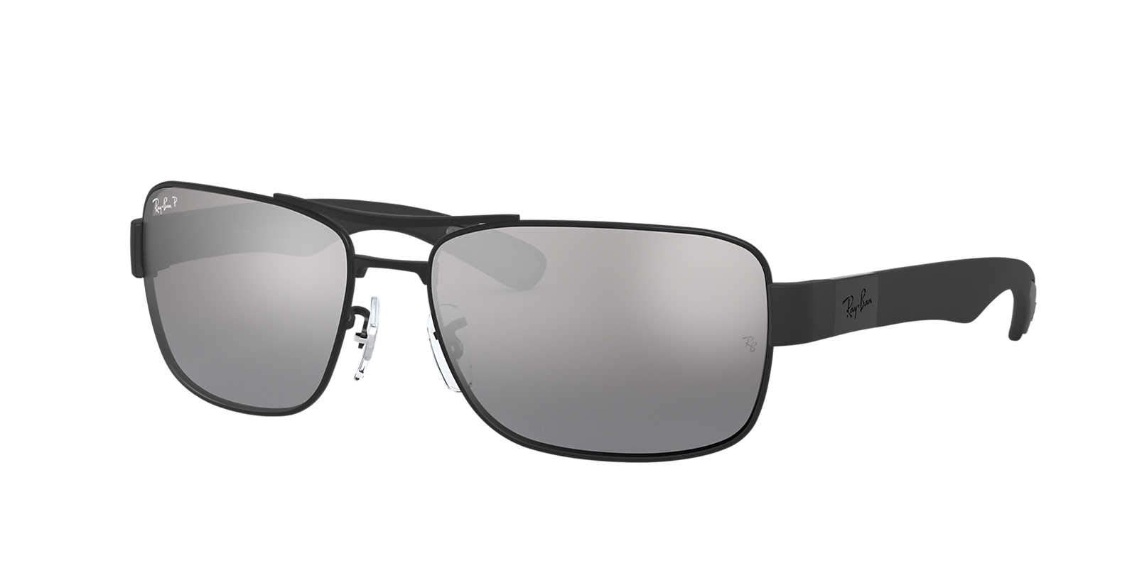 Ray-Ban Mod. 3522 - Gafas de sol para hombre, MATTE BLACK, 61