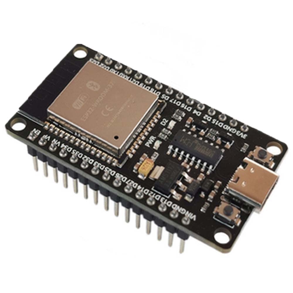 DUBEUYEW ESP32S Ontwikkelingsboard – 2,4 GHz Dual-mode WiFi + Bluetooth, Dual-core, 38-pins, Met CP2102 En 2x Breakout Board