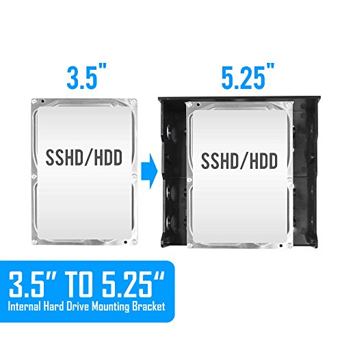 image for Kingwin SSD Hard Drive Mounting Kit Internal, Convert Any 3.5” Solid