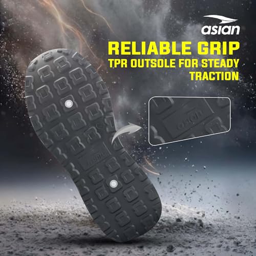 Image of ASIAN Python-06 Sports Running Shoes for Men | Lightweight Sole, Durable Grip Outsole | Stylish Design for Walking, Gym, Running & Daily Use