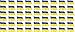 Mini Aufkleber Set - Pack wehend - 20x12mm - selbstklebender Sticker - Ukraine - Flagge - Banner - Standarte fürs Auto, Büro, zu Hause und die Schule - 54 Stück