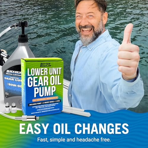 Image of Lower Unit Gear Oil Pump, Quart Bottle Lube Transfer, Marine Transmission | Fluid, Rear Differential Service, Boat Winterizing Kit