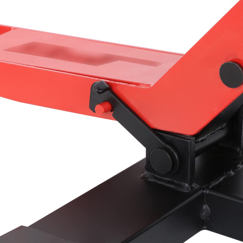 Motorcycle Jack Dirt Bike Stand Adjustable Lift Hoist Table Height