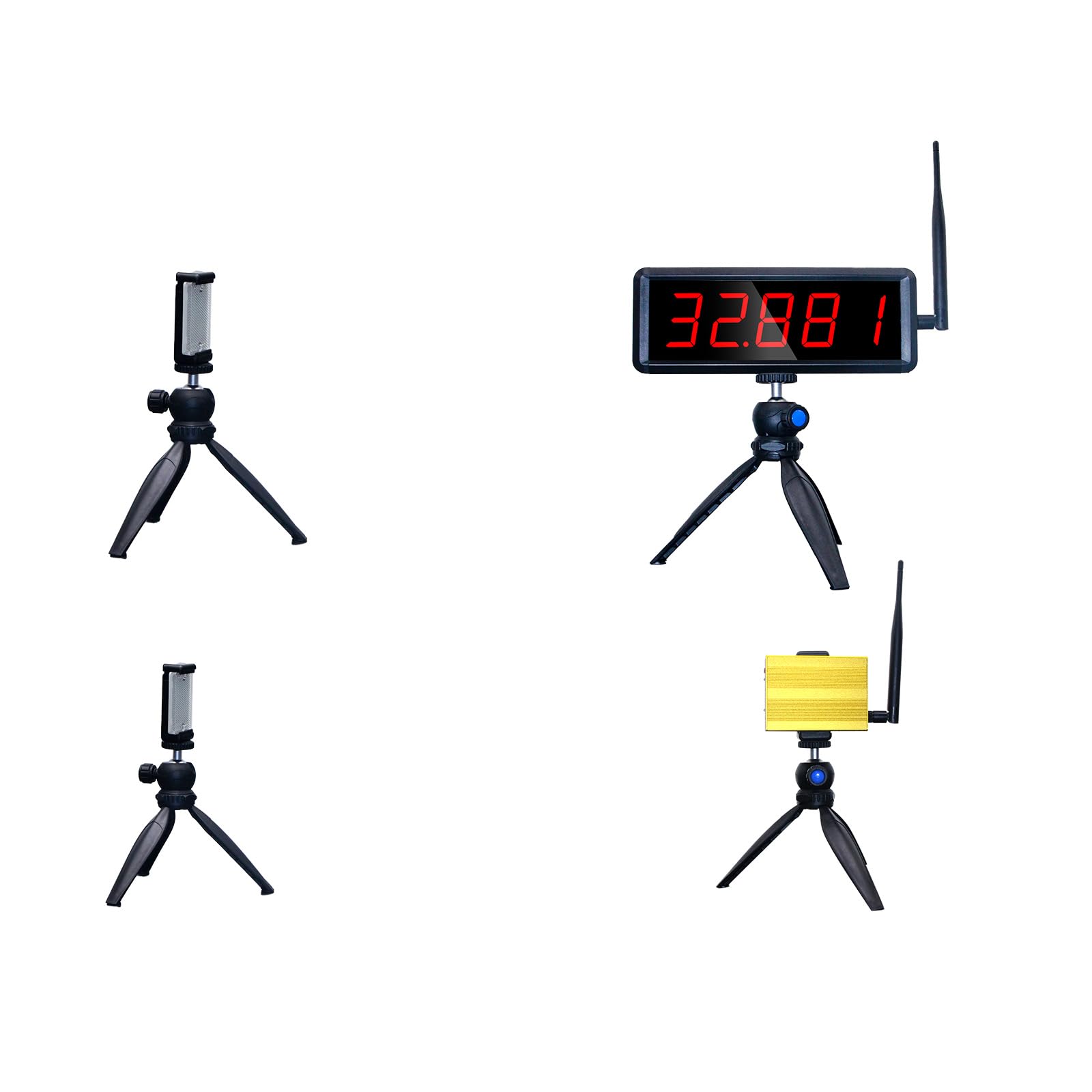 Wireless Laser Timer für Sprint, Laser Time für Track 40 60 Yard Dash, Laser Sprint Timer System, Running Timing Racing Time Race Clock Stopwatch für Speed Tranning