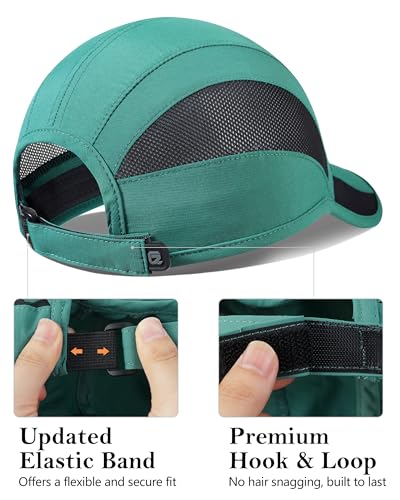 Image of GADIEMKENSD Quick Dry Run Hat Cooling Breathable Mesh