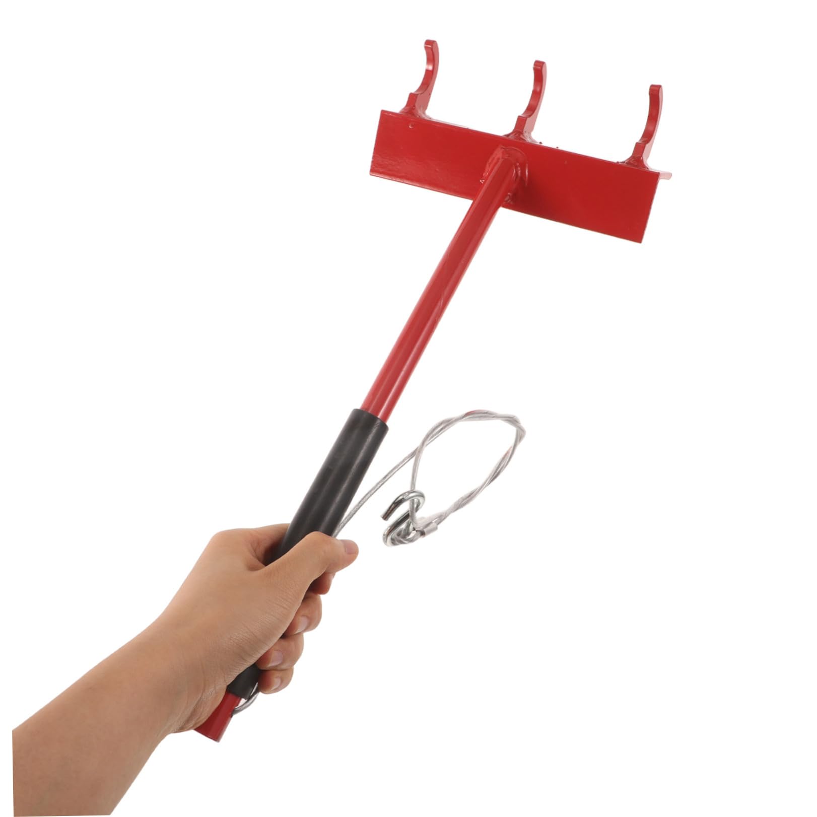 INOOMP Tensionatore per Recinzioni con Ganci, Cavo da 28 Pollici, Acciaio | Capacità di Trazione 300 Libbre, Corpo Compatto, Regolazione Scorrevole, per Filo Spinato e Rete a Maglia