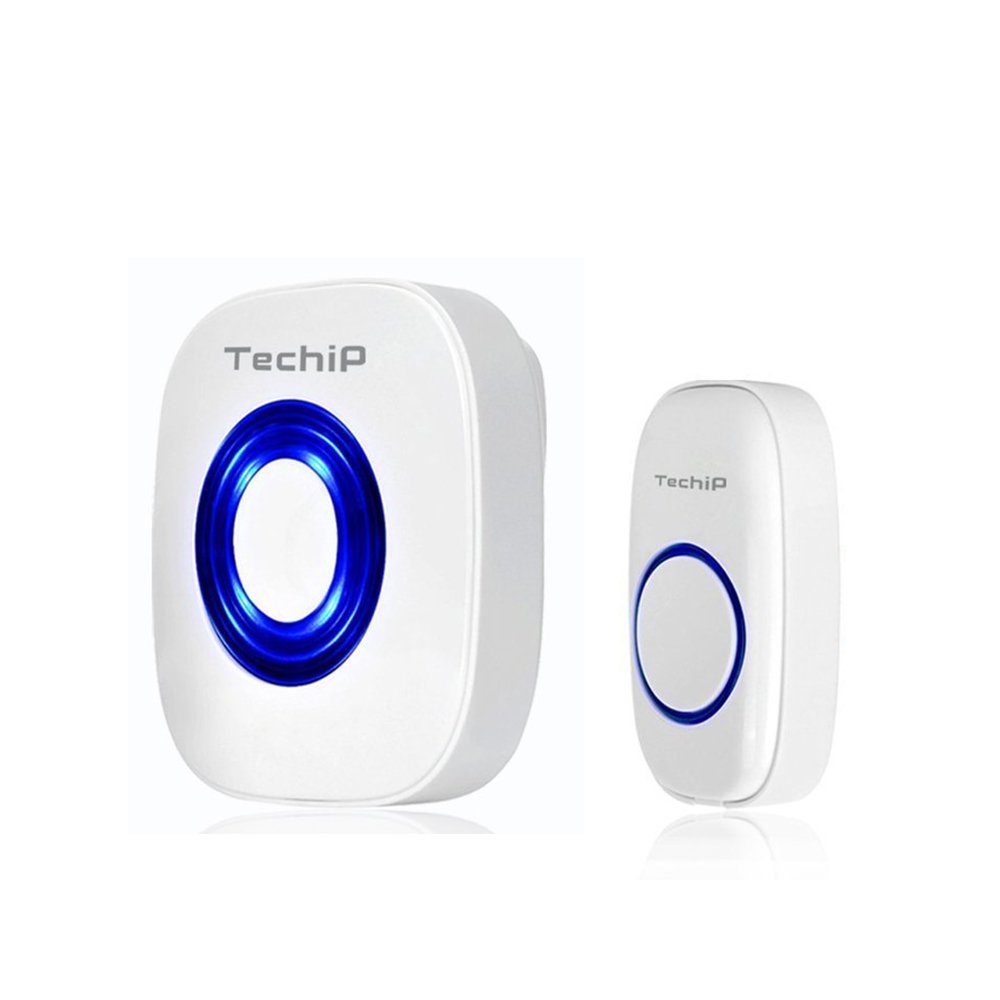 Buy Techip Weatherproof Portable Wireless Doorbell Kit Operating at
