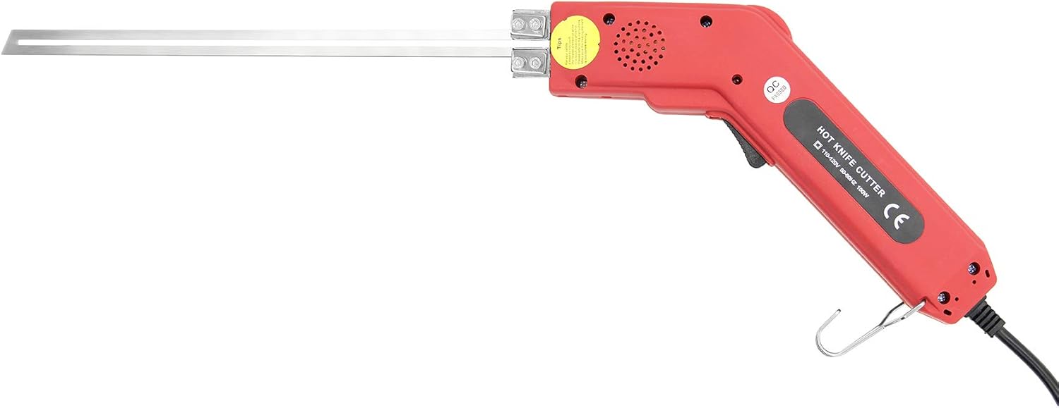 Huanyu Foam Hot Knife Cutter Grooving Engraving Heat Knife 50-500°C Foam/Sponge/KT Board/Insulation Board/Extrusion Board/EPE, etc (220V, 250W+25cm Knife)