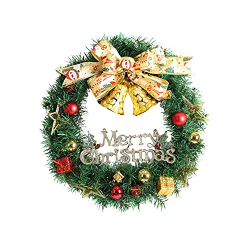 Couronne de Noël pour porte d'entrée de 60 cm chic pour accueillir vos invités