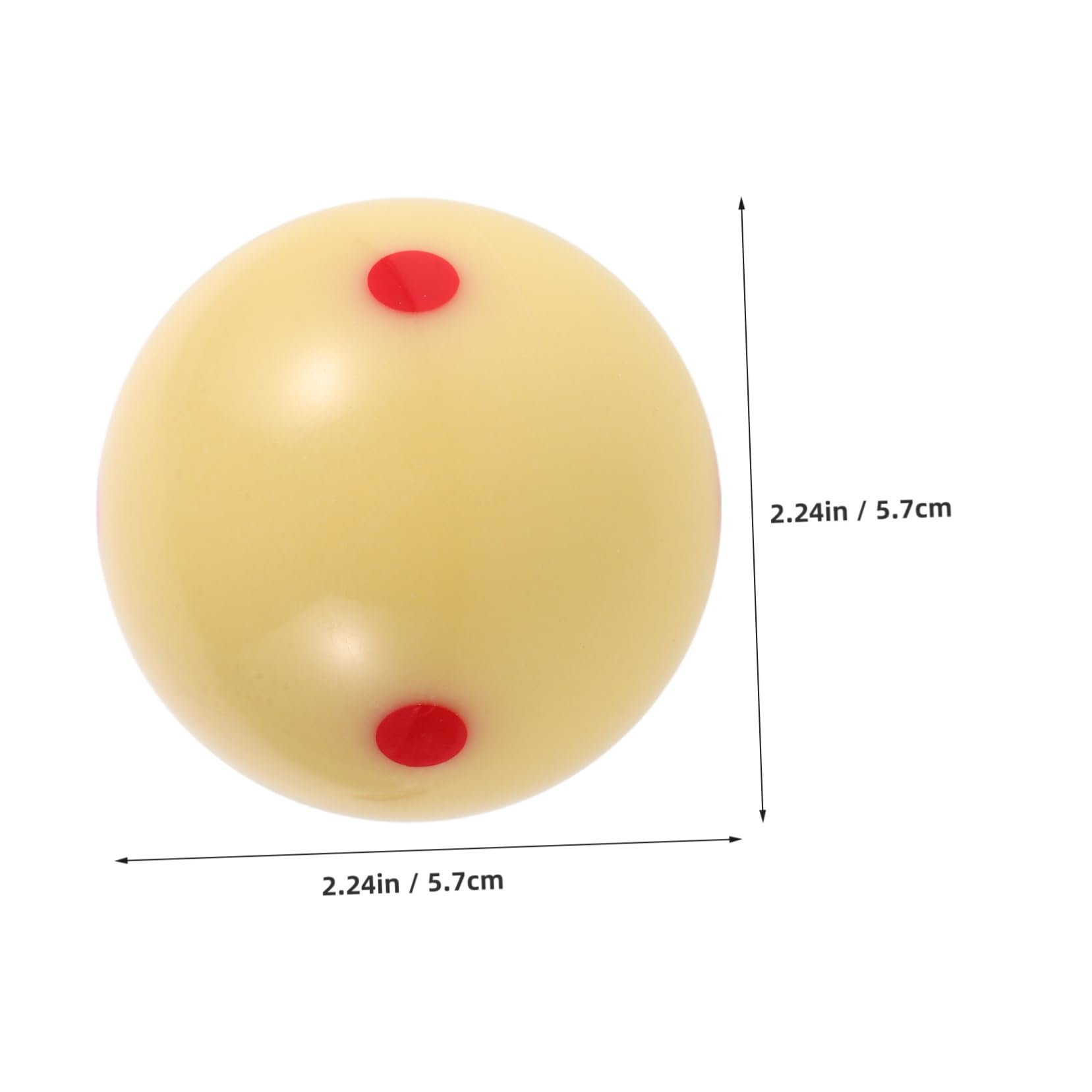 BESPORTBLE Resin Billiard Ball Durable Training Ball for Skill Enhancement Billiard Accessory for Practice and Performance Improvement for Snooker