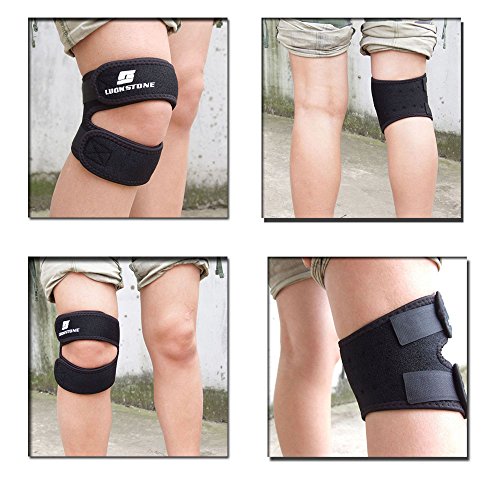 Suporte de joelho, Andoer Suporte de joelho ajustável para patela esportiva no verão Beisebol Futebo