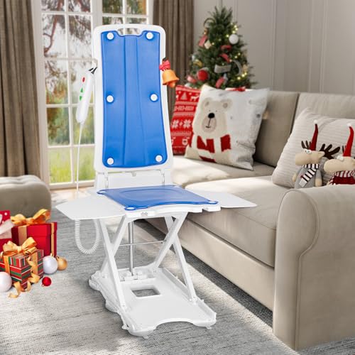 Electric Lift Chair, IP68 Waterproof Bath Lift Chair for Tub, Floor Chair Lift Assist Devices for...