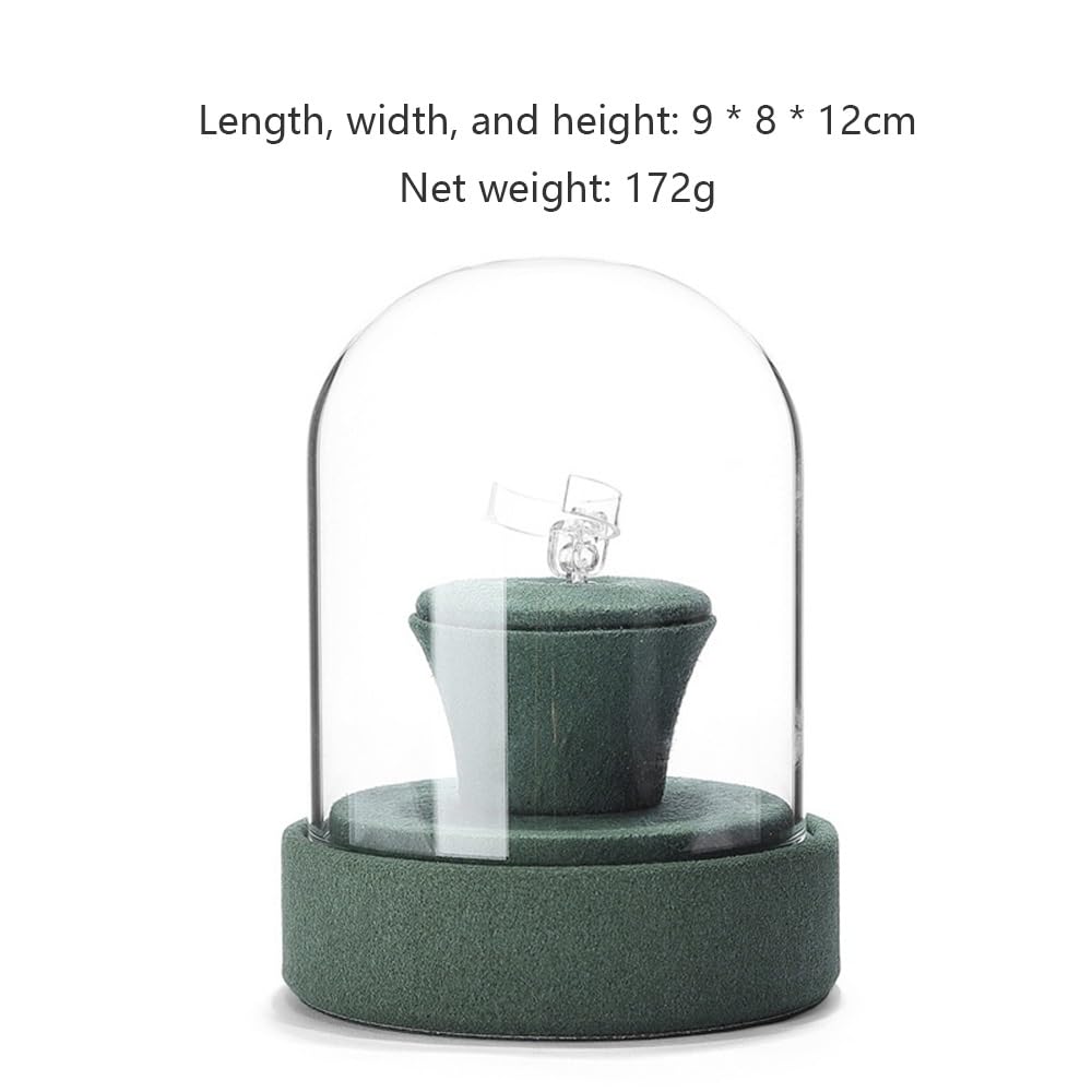 Schmuckständer Schmuckvitrine aus Glas, staubdichter Schmuck schmuckaufbewahrung