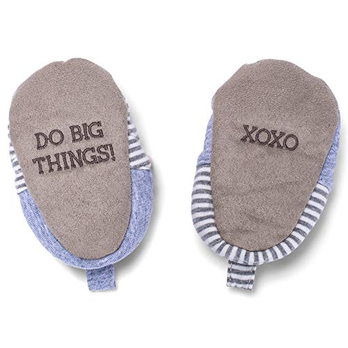 Grey Stripe 6-9 Months Cotton and Polyester Infant Bootie Socks2