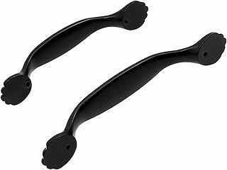 Black/White Door Handles rawer Pulls Knob Dresser Kitchen Cabinet Handles And Knobs Furniture 1Pcs (Color : 6178-14.3)